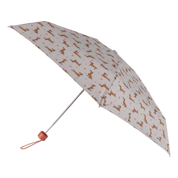 totes® Compact Round Dachshund Hearts (5 Section) Extra Image 1